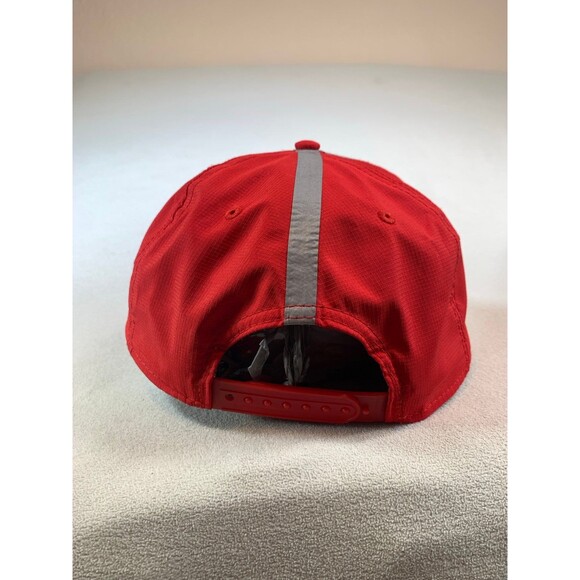 Nike Hat Cap Dri Fit True Ohio State Buckeyes Snapback Red & Black Reflect OSU - Picture 4 of 7